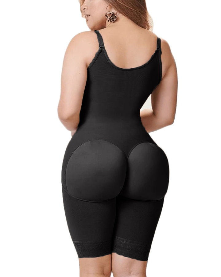Knee Length Under Bust Shapewear for Women Postpartum Corsets