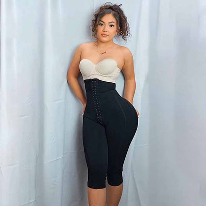 Women Tummy Control Body Shaper Butt Lifter Thigh Slimmer Faja Plus Size