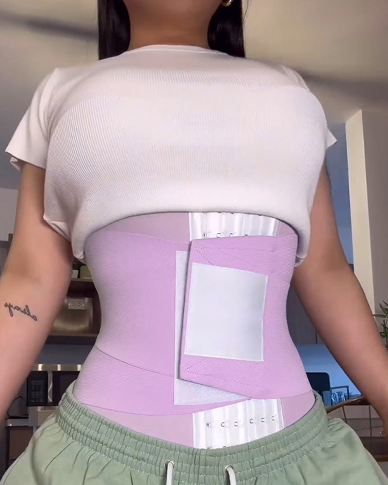 29 Steel Bone Invisible Hook And Zip Waist Trainer