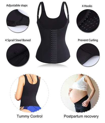 Waist Trainer Corset Vest for Weight Loss Sport Body Shaper
