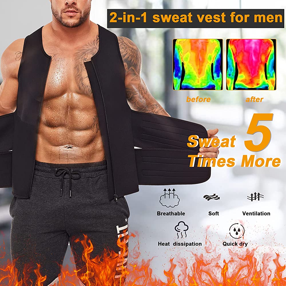 Neoprene Waist Trainer Adjustable Sweating Tank Top