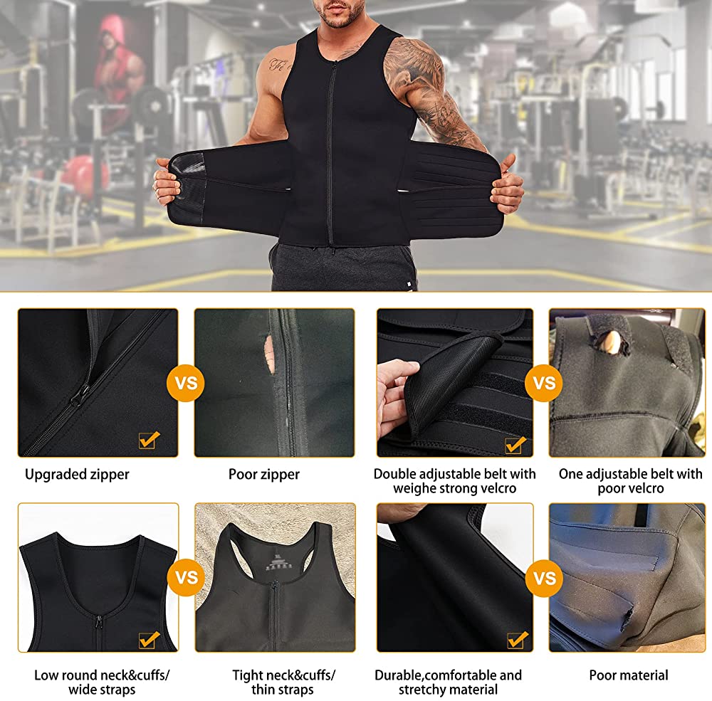 Neoprene Waist Trainer Adjustable Sweating Tank Top