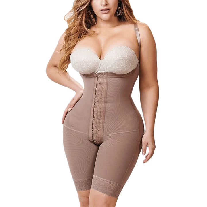 Knee Length Under Bust Shapewear for Women Postpartum Corsets