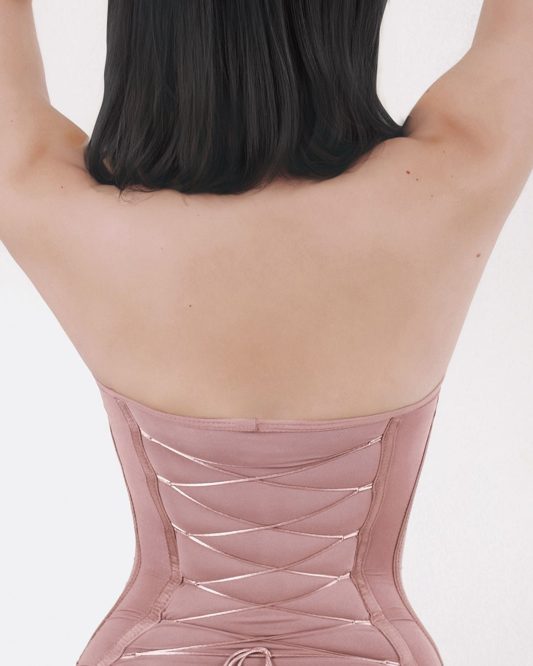 Back Lace-up Thong Seamless Shapewear