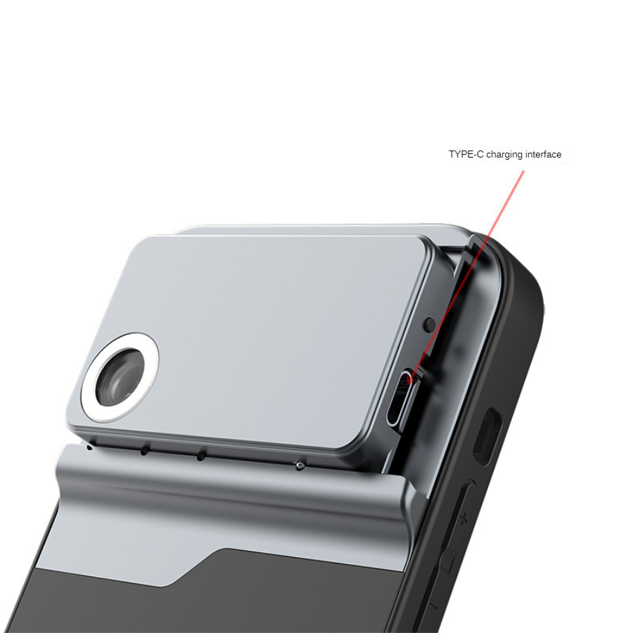 Microscopio de carcasa de teléfono móvil 400 veces IPHONE14PROMAX lupa teleobjetivo 