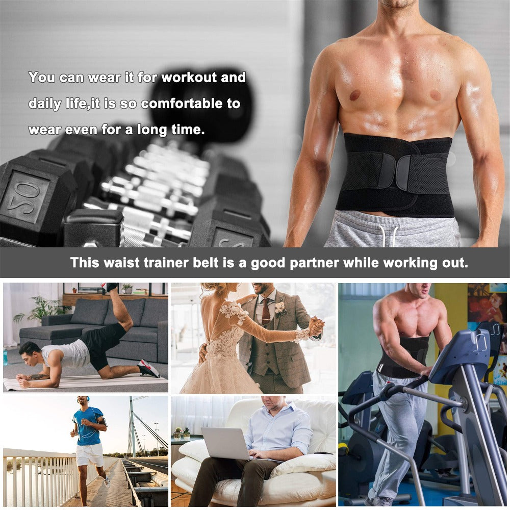 Men Neoprene Shape Fitter Belt For Lower Back Pain