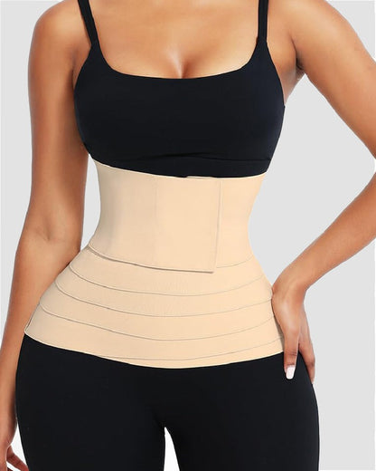 Waist Trainer for Women Sauna Trimmer Belt Waist Cincher Tummy Wrap Plus Size Snatch Me Up Bandage