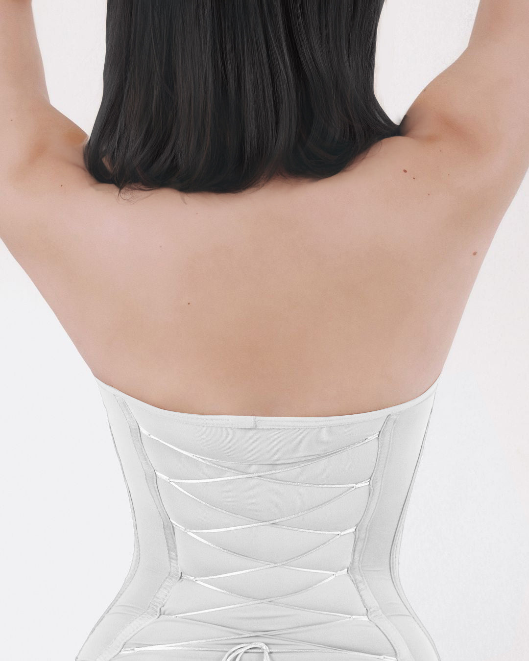 Back Lace-up Thong Seamless Shapewear