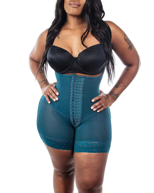 Tummy Control Fajas High Waist Women Shapewear Postpartum Butt Lifter With Adjustable Hook Eye