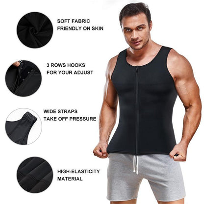 Men Adjustable Straps Posture Corrector Body Shaper Vest