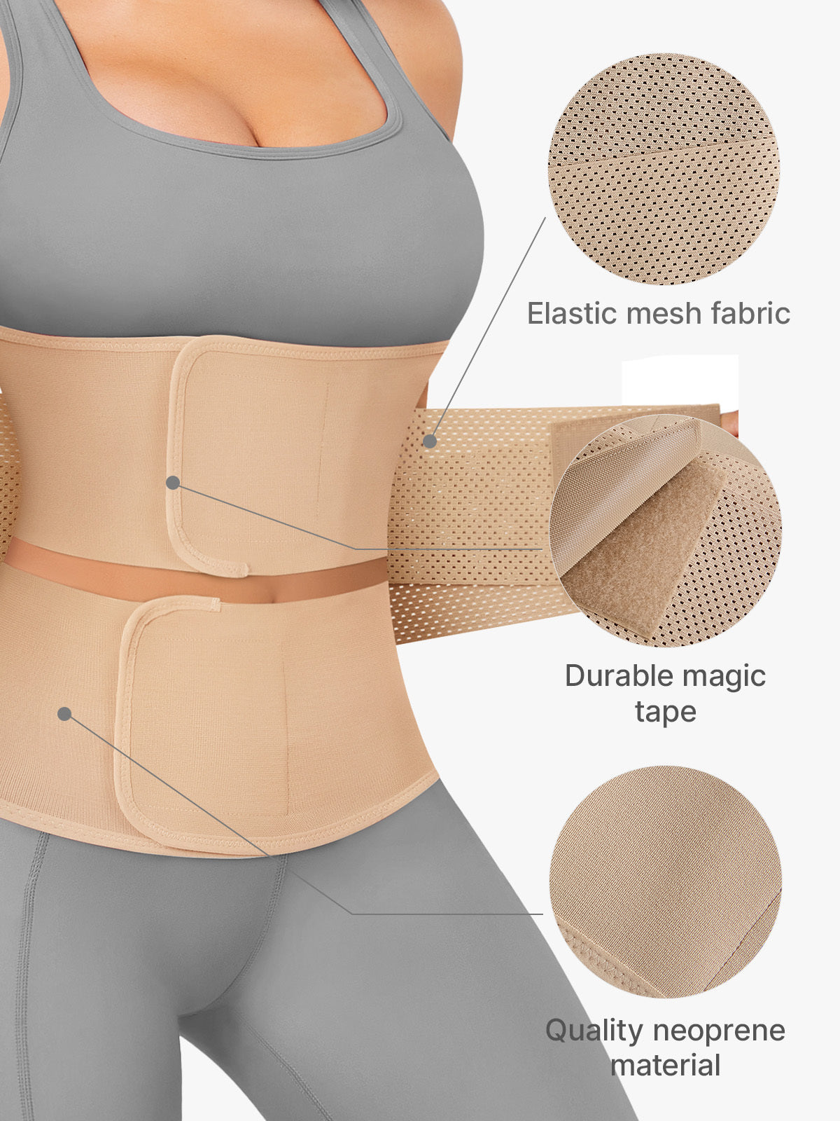 Workout Waist Trainer Tummy Control Hourglass Waist Cincher Corset