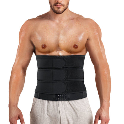 Men 3 Velcros Nano Silver Sweat Waist Trimmer