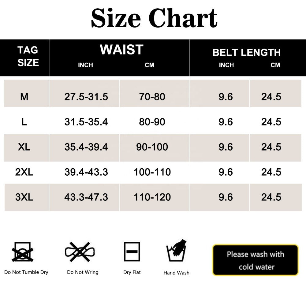 Nebility Men Waist Trainer Slim Low Back Support