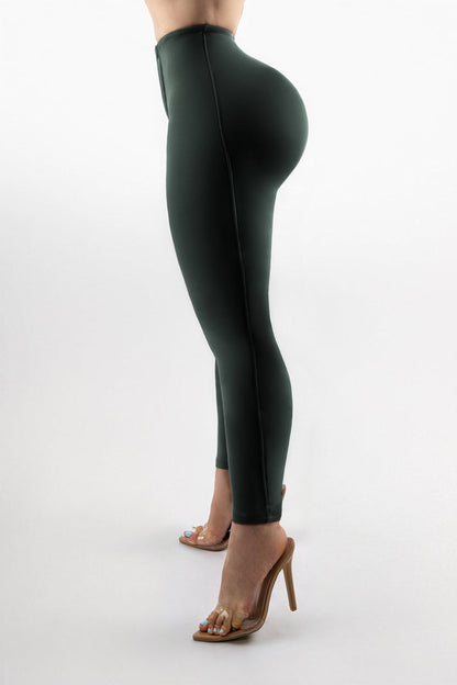 Pantalones levanta cola con cremallera y control de abdomen 