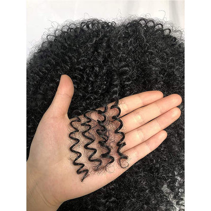 Peluca afro rizada de pelo corto negro natural de 14 pulgadas con flequillo para mujeres negras, peluca sintética de Lolita para cosplay