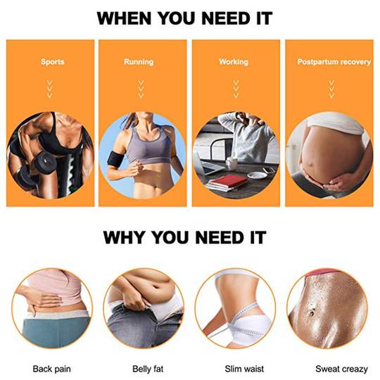 Women Waist Trainer Sauna Belt