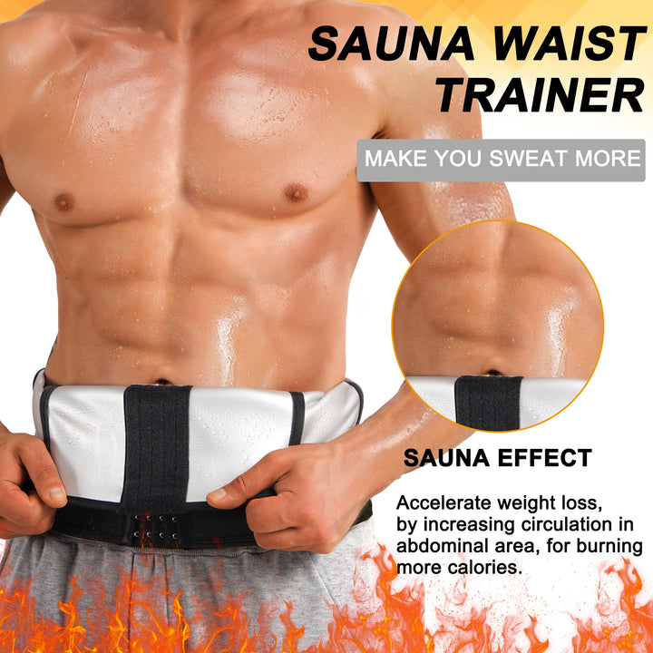 Sweat Silver Layer Fat Burning Waist Trainer