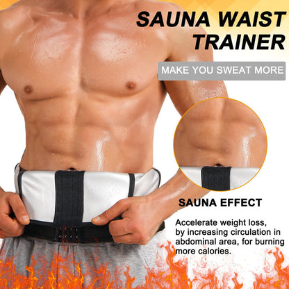 Sweat Silver Layer Fat Burning Waist Trainer