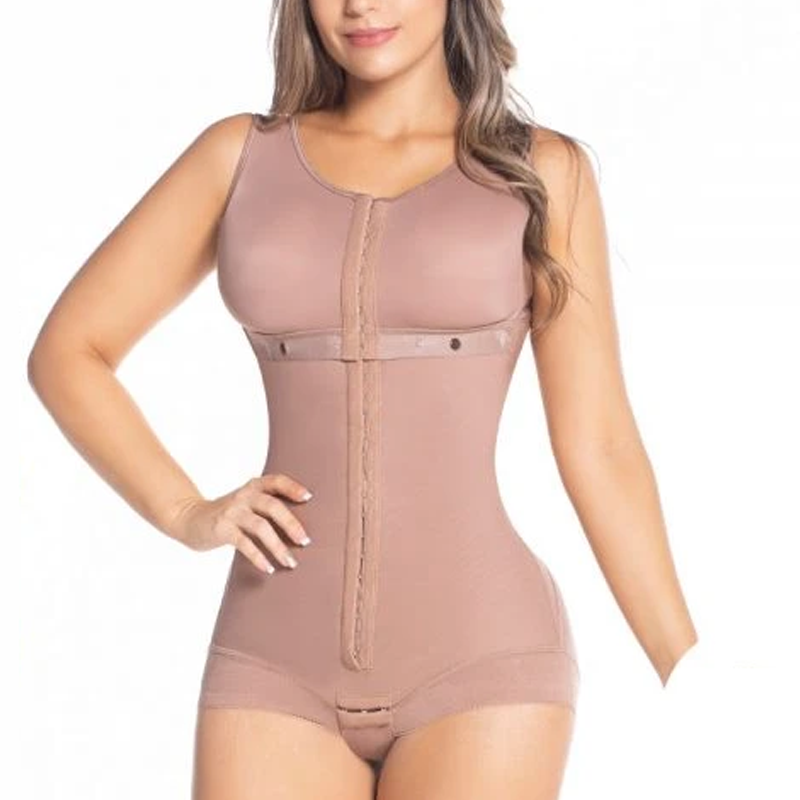 Shapewear For Women HOOK AND EYE CLOSURE Breast Support Tummy Control Triangle Bodysuit Bodyshaper