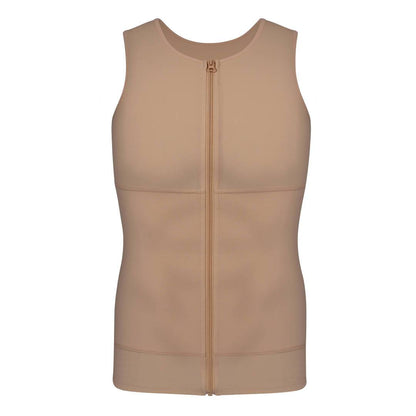 Men Zipper Vest For Slim & Back Support