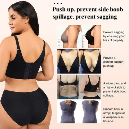 Bra with shapewear incorporated（Grey&Pink）