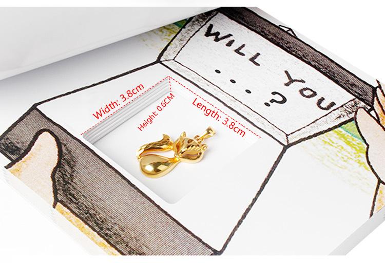 Cartoon Flip Book romantic Proposal gift Creative gift Lover's gift
