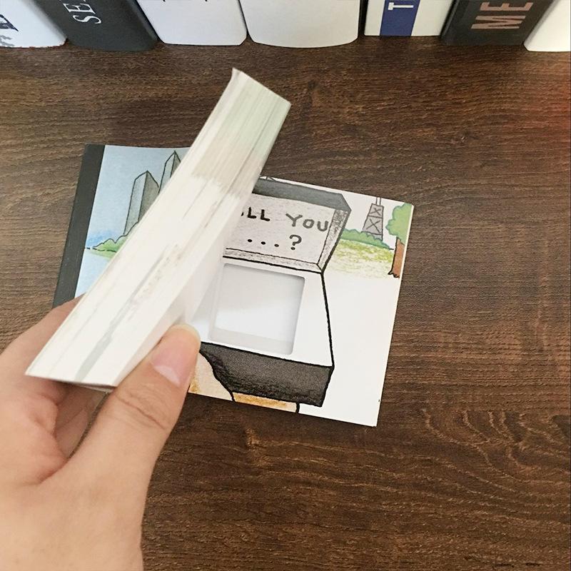 Cartoon Flip Book romantic Proposal gift Creative gift Lover's gift