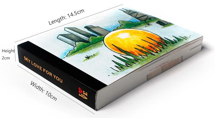 Cartoon Flip Book romantic Proposal gift Creative gift Lover's gift