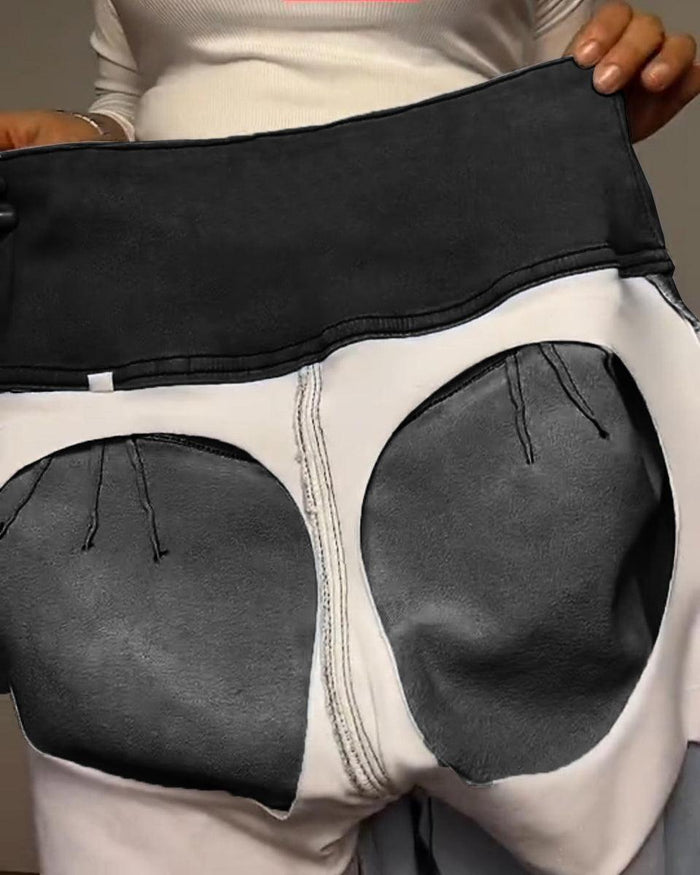 Slimming Jeans With Buttocks, Tummy And Skinny Legs