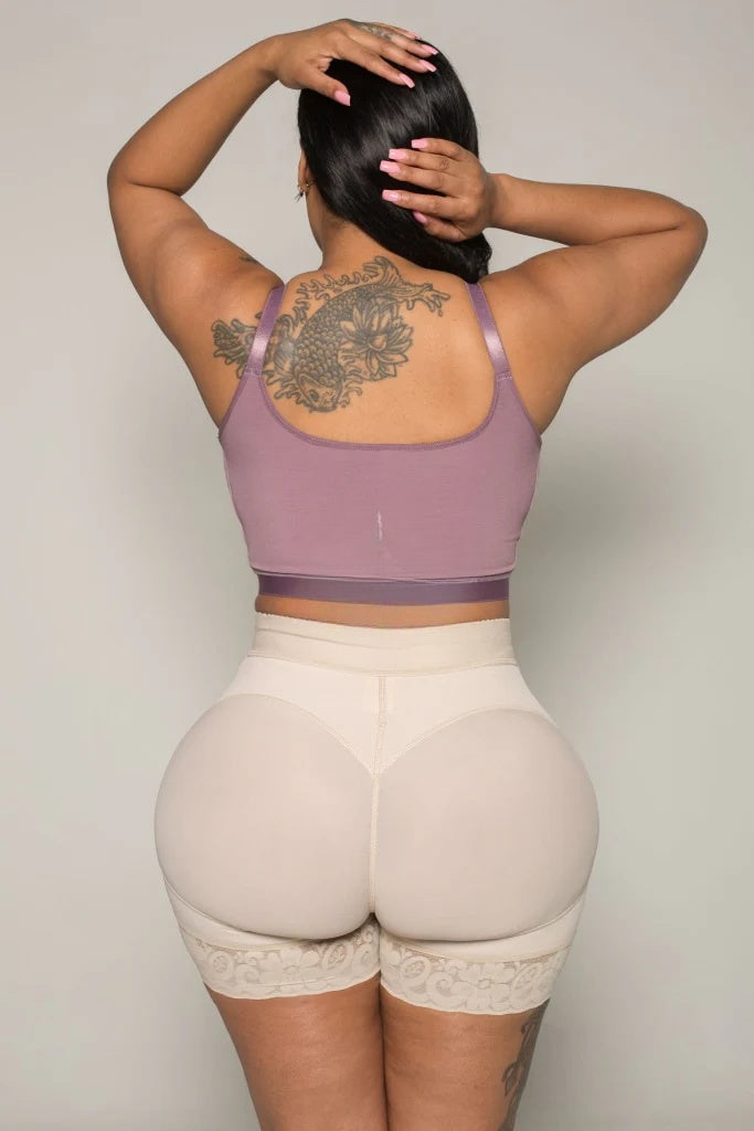 Tummy Control Shaper Short with Side Hooks