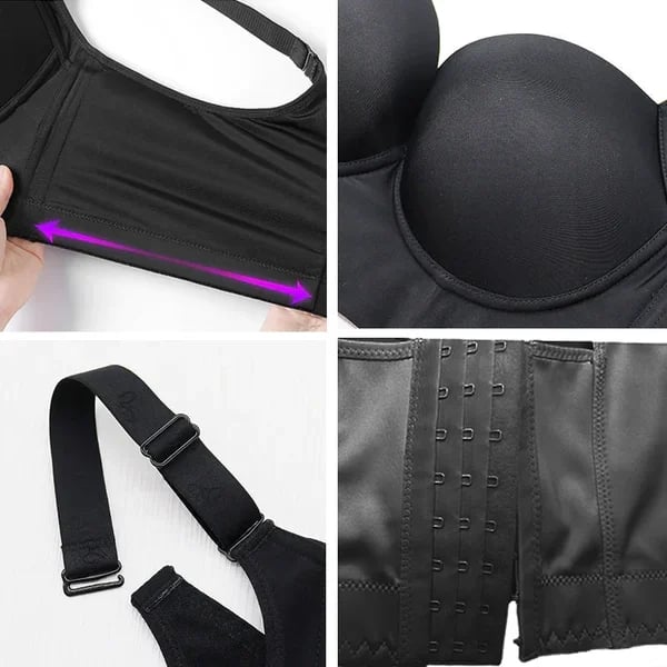 Bra with shapewear incorporated（Grey&Pink）