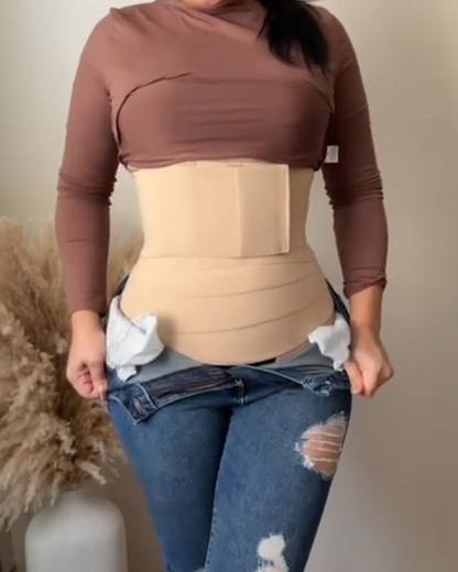 Waist Trainer for Women Sauna Trimmer Belt Waist Cincher Tummy Wrap Plus Size Snatch Me Up Bandage