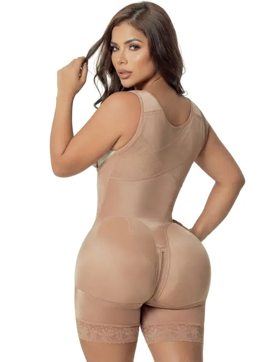 Stage 2 Post-Op Shapewear Bodysuit with Bra | Firm Controlled Compression | Triple-Layer Premium Fabric