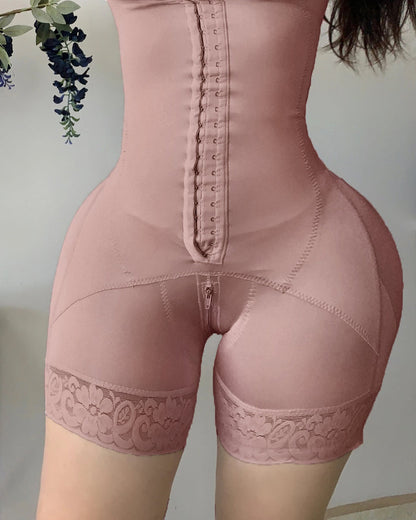 Hook And Eye Button Sleeveless Women's Shapewear