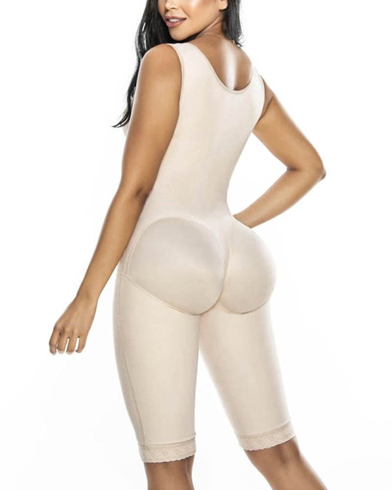 Tummy Control Fajas Adjustable Hook And Eye Front Closure Women Shapewear Post Liposuction