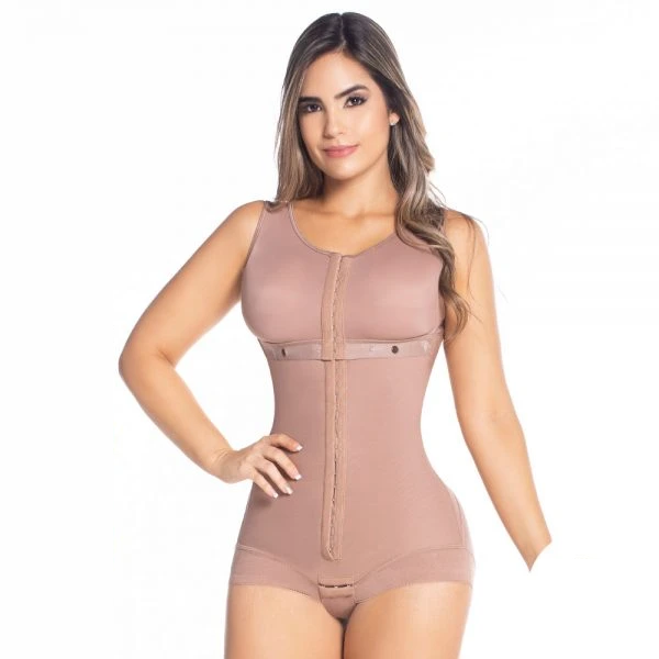 Shapewear For Women HOOK AND EYE CLOSURE Breast Support Tummy Control Triangle Bodysuit Bodyshaper