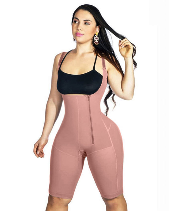 Postpartum Recovery Compression Garment Side Zipper Tummy Control Shapewear Slimming Fajas For Women