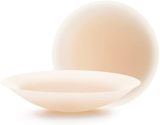 SELENA’S PERSICA Sticky Adhesive Silicone Nipple Pasties - Reusable Pasty Nipple Covers for Women waterbra Comfortable Flat