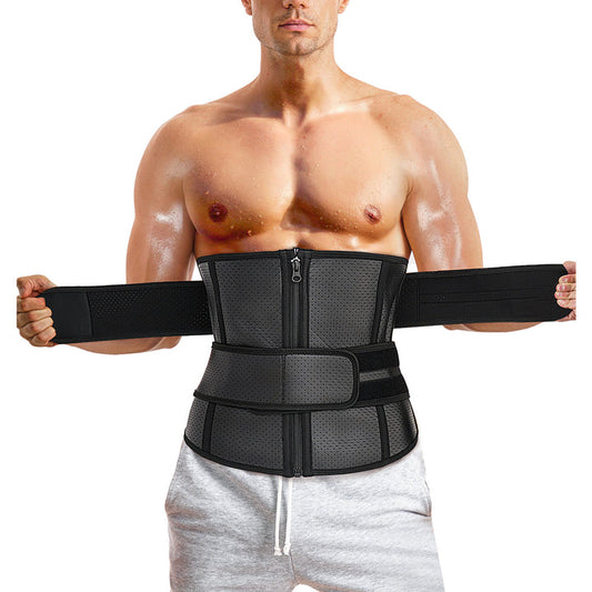 Men Double Straps Tummy Control Waist Trainer