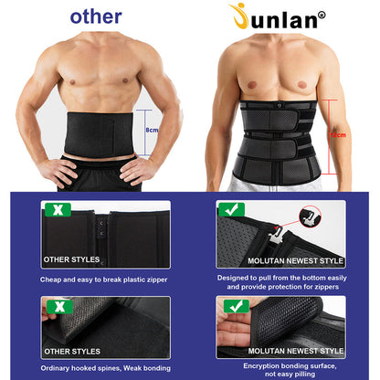 Men Double Straps Tummy Control Waist Trainer