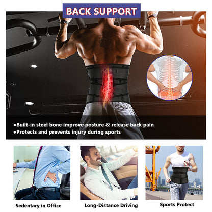 Men Double Straps Tummy Control Waist Trainer