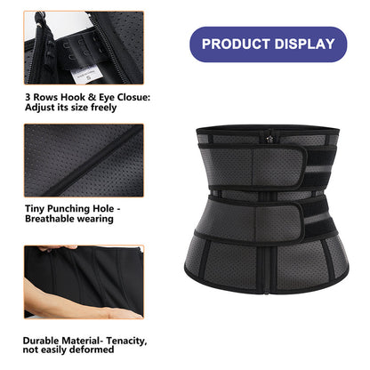 Men Double Straps Tummy Control Waist Trainer