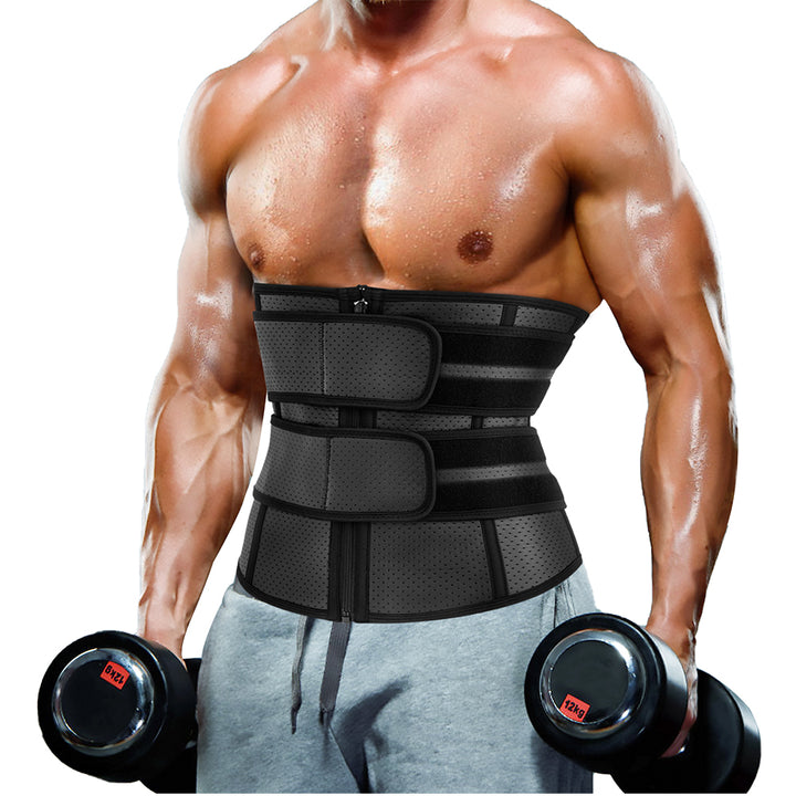 Men Double Straps Tummy Control Waist Trainer