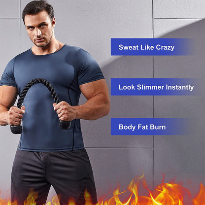Men Sweating Crazily Sauna T-shirt