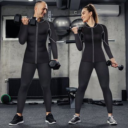 Neoprene Fat Burning Sauna Jacket with Full Zip Up