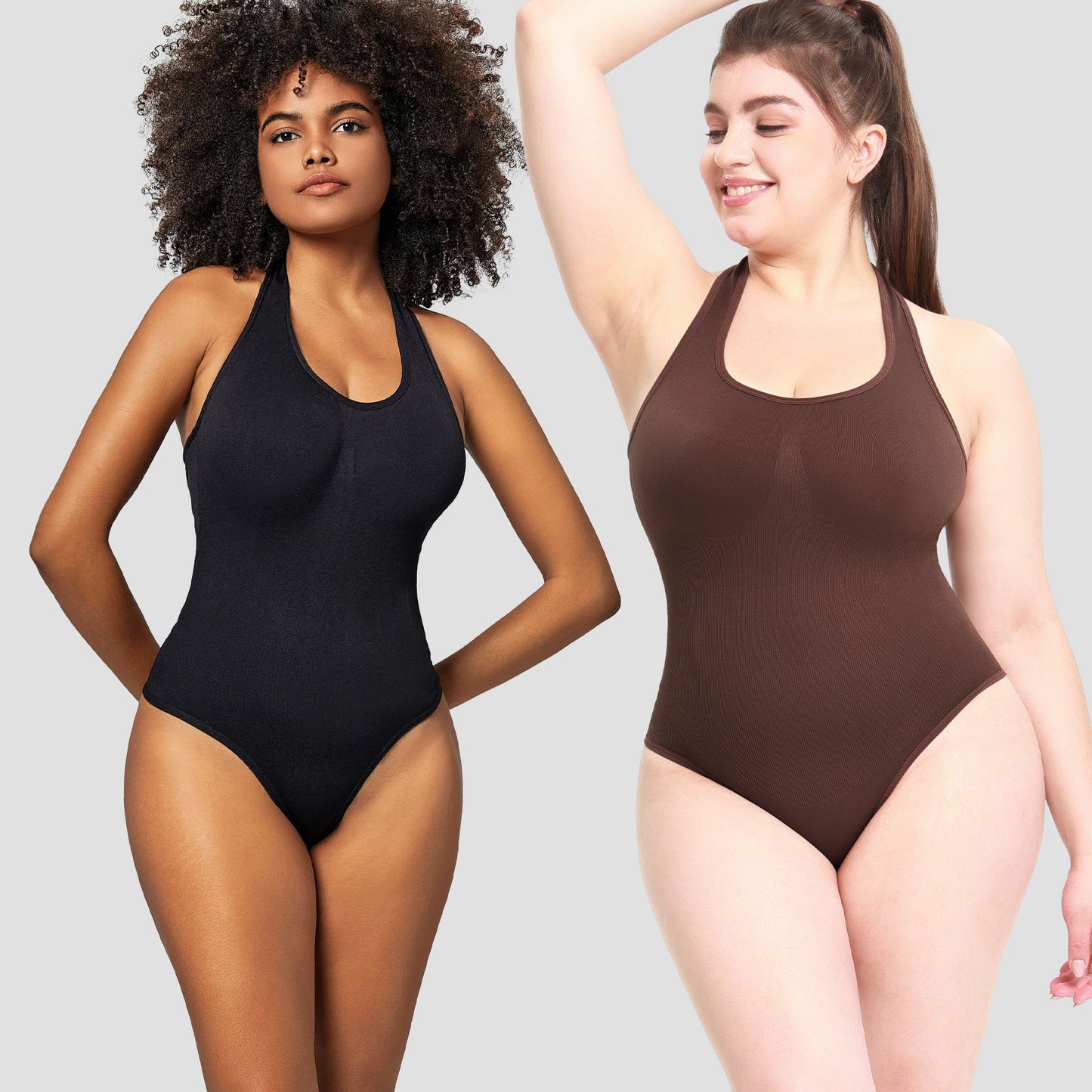 SELENA’S PERSICA Seamless Covered Bust Jumpsuit Thong Bodysuit Fit Womenswear