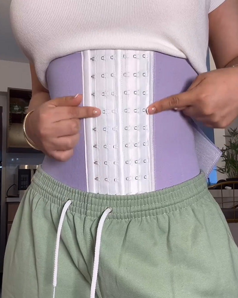 29 Steel Bone Invisible Hook And Zip Waist Trainer